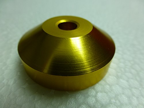 0635833223502 - TECHNICS SL 1200 GOLD DOME 45 RPM RECORD TURNTABLE ADAPTER FOR 7 VINYL BY ZXPC