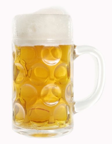 0000063598209 - STOLZLE 0.5 LITER DIMPLED GLASS BEER STEIN
