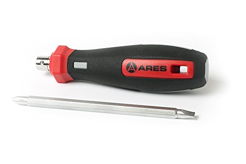 0635983559162 - 8 WAY PHILIPS/SLOTTED PRECISION SCREWDRIVER W/ MAGNETIC TIP| ARES 70003 | REPLACE YOUR SET W/ ONE DRIVER FOR HOME, KID'S TOYS, CONSTRUCTION, AND COMPUTER REPAIR