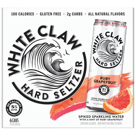 0635985200284 - WHITE CLAW RUBY GRAPEFRUIT 6-PK 12OZ. CAN