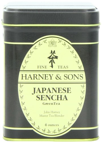 0636046005190 - HARNEY & SONS LOOSE LEAF GREEN TEA, JAPANESE SENCHA, 4 OUNCE