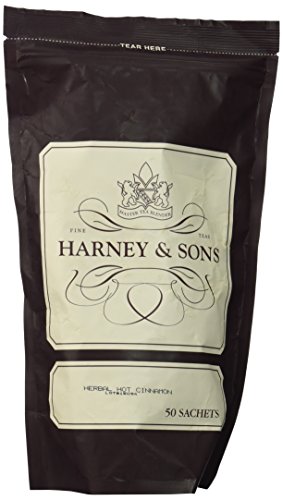0636046100574 - HARNEY & SONS FINE TEAS HERBAL HOT CINNAMON SPICE - 50 SACHETS