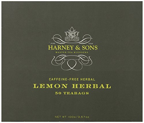 0636046101243 - HARNEY & SONS HERBAL TEA, LEMON, 50 TEA BAGS
