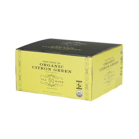 0636046101250 - HARNEY AND SONS ORGANIC CITRON GREEN, FLAVORED GREEN 50 TEABAGS PER BOX