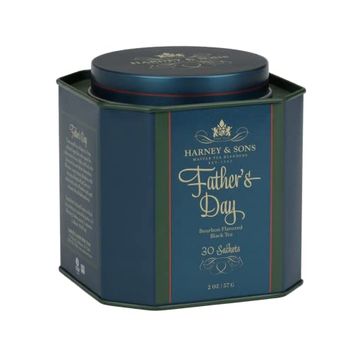 0636046356322 - HARNEY & SONS FATHERS DAY TEA, 30 SACHETS OF BLACK TEA WITH BOURBON AND EARL GREY FLAVORS