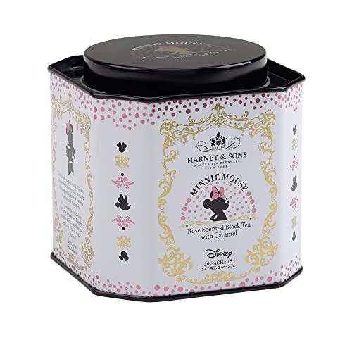 0636046902628 - HARNEY & SONS MINNIE MOUSE BLEND, DISNEY | 30 SACHETS ROSE SCENTED BLACK TEA WITH CARAMEL