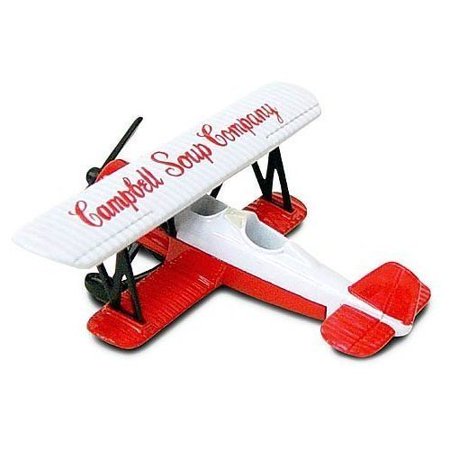 0636060042706 - CAMPBELL SOUP COMPANY STEARMAN BARNSTORMER BIPLANE BY GEARBOX TOYS