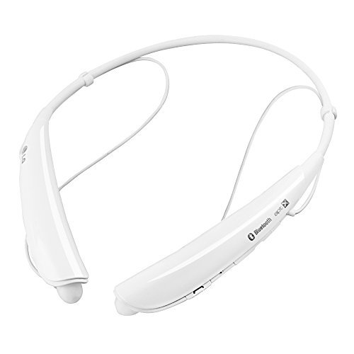 0636123050044 - LG TONE PRO HBS-750 BLUETOOTH STEREO HEADPHONES WITH MICROPHONE - WHITE (CERTIFI