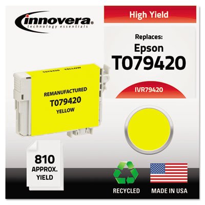 0636123704817 - REMANUFACTURED HIGH-YIELD T079420 INK, 810 PAGE-YIELD, YELLOW, SOLD AS 1 EACH