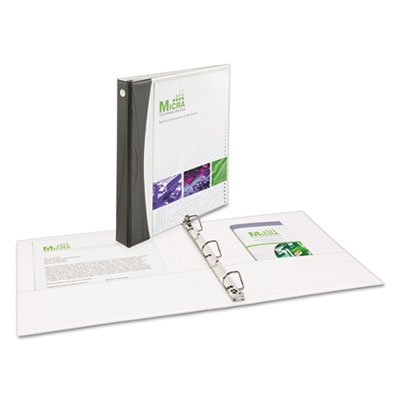 0636123799523 - COMFORT TOUCH DURABLE VIEW BINDER W/SLANT RINGS, 1'' CAPACITY, WHITE, SOLD AS 1 EACH