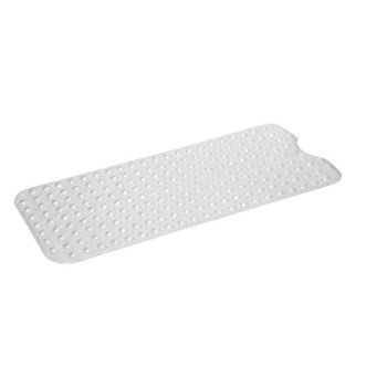 0636160217547 - SIMPLE DELUXE ANTI-SLIP ANTI-BACTERIAL SIMPLE DELUXE SLIP-RESISTANT BATH MAT CERTIFICATED, 39 L X 16 W, EXTRA LONG, CLEAR