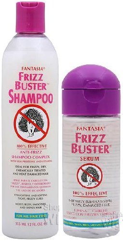 0636227540267 - FANTASIA FRIZZ BUSTER DOUBLE BUNDLE (FRIZZ BUSTER SHAMPOO AND FRIZZ BUSTER SERUM)