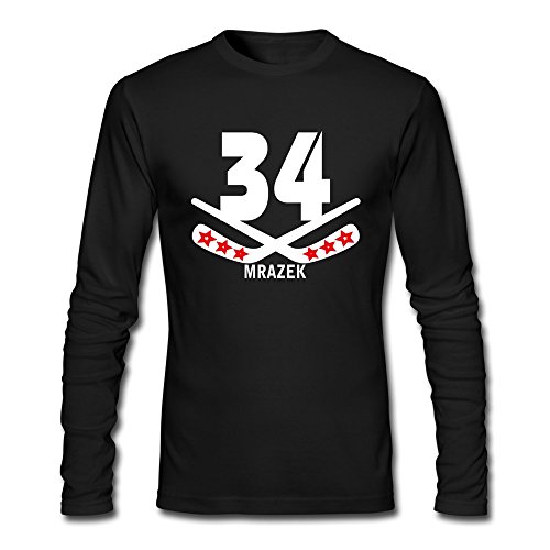 6362353047434 - ZZFENG MEN'S MRAZEK NHL ATLANTIC HOCKEY PLAYER T-SHIRTS XL BLACK