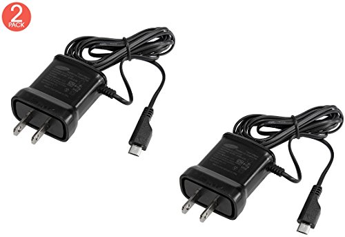 0636391317894 - 2X PACK OEM SAMSUNG MICRO CHARGER ETA0U10JBE FOR GALAXY S S2 S3 NOTE EXHIBIT GRAVITY SMART
