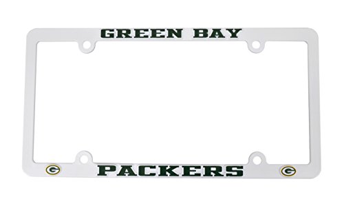 0636391352147 - OFFICIAL NFL FAN SHOP AUTHENTIC FAN LICENSE PLATE FRAME (GREEN BAY PACKERS)