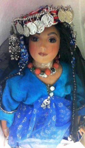 0636391546713 - NATHEFA THE BELLY DANCER PORCELAIN DOLL WELDEN MUSEUM OF FINE COLLECTIBLES MOROCCO DRESS LIMITED COLLECTOR EDITION A WORLD OF DOLLS