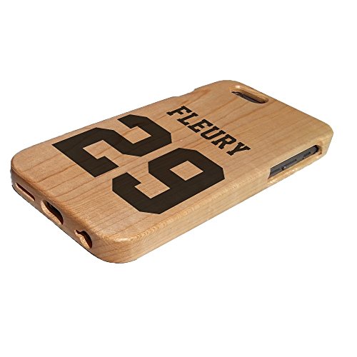 6366525426102 - MARC-ANDRE FLEURY - PITTSBURGH PENGUINS - HOCKEY NATURAL MAPLE WOOD JERSEY CASE COVER FOR APPLE IPHONE 5C