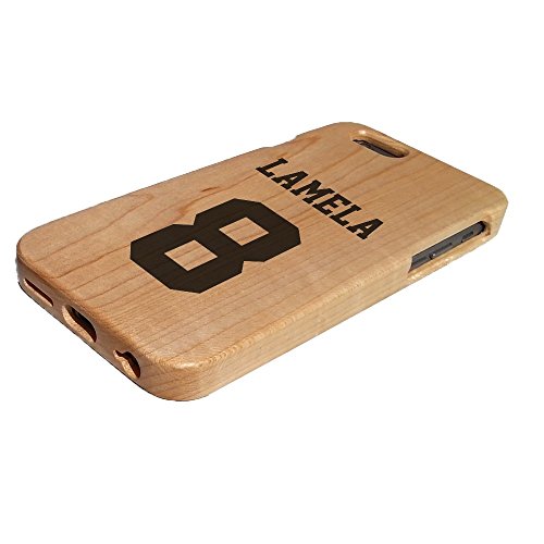 6366525430444 - ERIK LAMELA - AS ROMA NATURAL MAPLE WOOD JERSEY CASE COVER FOR APPLE IPHONE 5 5S