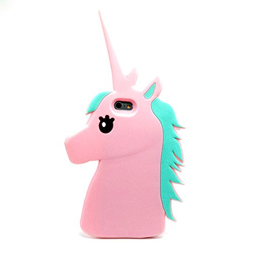 6367962361315 - HOT STYLISH 3D CARTOON CUTE LITTLE PONY CANDY PINK COLOR UNICORN SILICONE CASE FOR IPHONE 6PLUS 6S PLUS 5.5, WOMEN'S FASHION FANCY CELL PHONE SKINS PASTEL GRUNGE COLORS