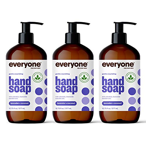 0636874221359 - EVERYONE HAND SOAP: LAVENDER AND COCONUT, 12.75 OUNCE, 3 COUNT