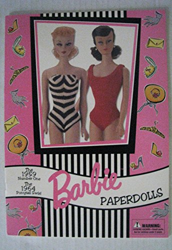0636941131413 - BARBIE PAPER DOLLS- THE 1959 NUMBER ONE AND THE 1964 PONYTAIL SWIRL