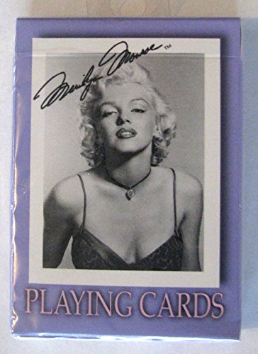 0636941134582 - BLACK AND WHITE MARILYN MONROE SINGLE DECK OF PLAYING CARDS