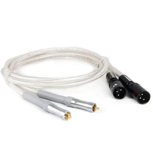 0637077103725 - ZY HIFI CABLE HIFI QUALITY CABLE 2XLR MALE TO RCA MALE CABLES 2XLR TO 2RCA BALANCE SIGNAL LINE ZY-021 1.5M