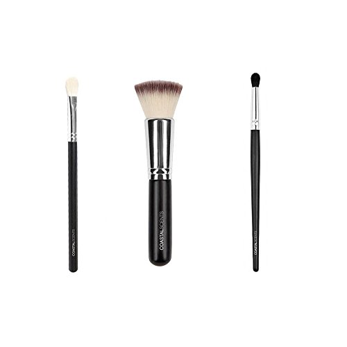 6372723970002 - COASTAL SCENTS MAKE UP BRUSHES TOP 3 (PRO BLENDING FLUFF / BIONIC FLAT TOP BUFFER / CLASSIC BLENDER CREASE SYNTHETIC) 1 EACH