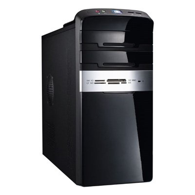 0637282916714 - WINSIS WN-47 BLACK STEEL MICRO ATX MINI TOWER / COMPUTER CASE WITH 350W POWER SUPPLY