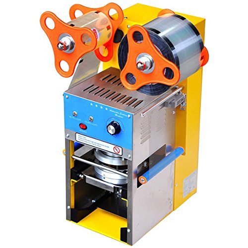 0637390750415 - FULLY AUTOMATIC BUBBLE TEA BOBA CUP SEALER SEALING MACHINE