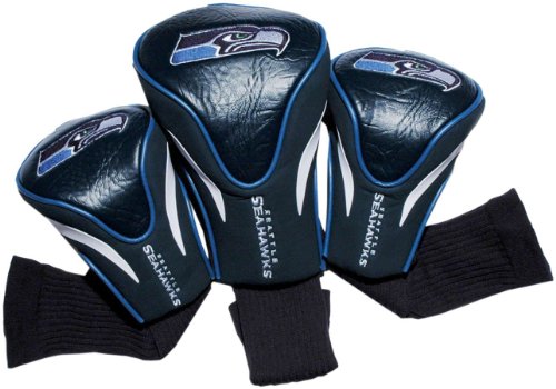 0637556328946 - NFL SEATTLE SEAHAWKS 3 PACK CONTOUR FIT HEADCOVER