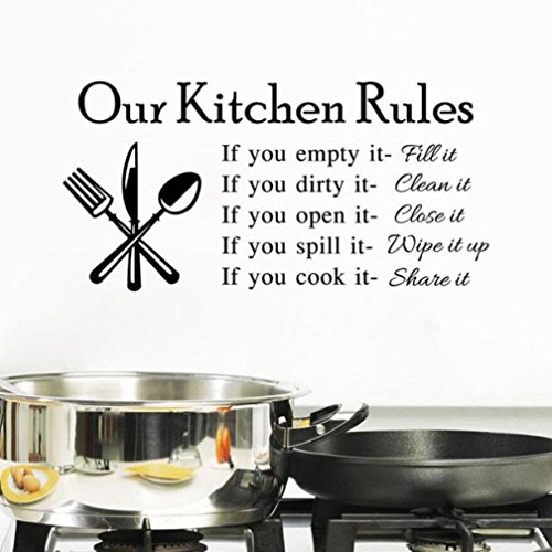 0637665144338 - GENERIC ART DECAL MURAL HOME ROOM DECOR WALL STICKER WALL DECAL FOR KITCHEN HOME BEDROOM BATHROOM LIVING DECO
