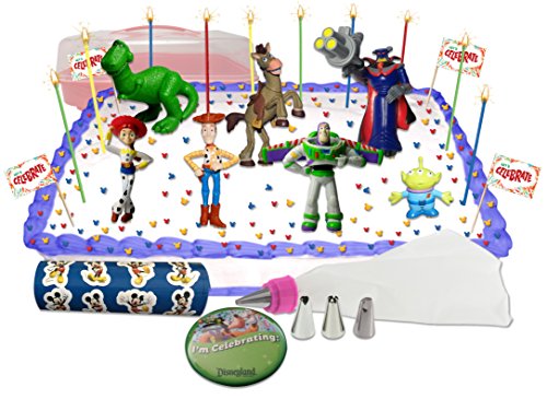 0637665513387 - DISNEY'S TOY STORY DELUXE CAKE / CUPCAKE TOPPER DECORATING KIT
