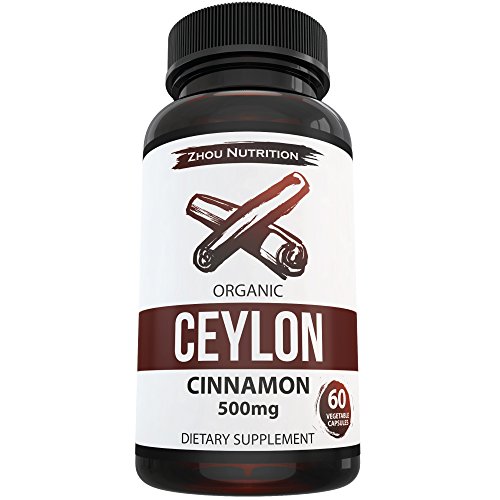 0637769765989 - ORGANIC CEYLON CINNAMON CAPSULES TO PROMOTE LOWER BLOOD SUGAR LEVELS & HEART HEALTH, SUPPORT WEIGHT LOSS, INFLAMMATION & HEALTHY JOINTS - 'TRUE CINNAMON' FROM SRI LANKA - 500MG - 60 VEGGIE CAPSULES