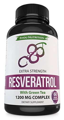 0637769766030 - RESVERATROL SUPPLEMENT WITH GREEN TEA FOR MAXIMUM ANTI-AGING SUPPORT, IMMUNE SYSTEM BOOST & HEART HEALTH - EXPERTLY-CRAFTED COMPLEX FOR POWERFUL ANTIOXIDANT BENEFITS - 60 VEGGIE CAPSULES - MADE IN USA