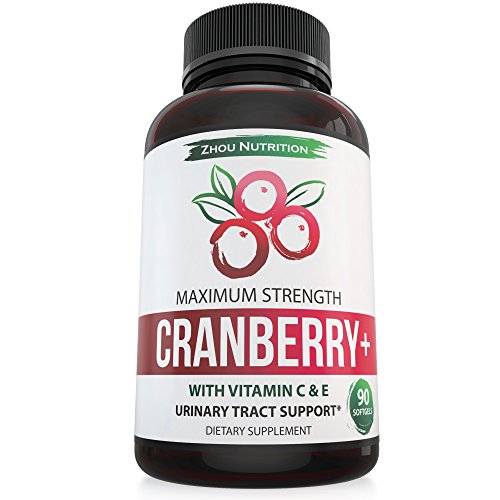0637769766108 - CRANBERRY + FOR MAXIMUM URINARY TRACT SUPPORT - NON GMO & GLUTEN FREE ANTIOXIDANT FORMULA TO FIGHT INFECTION & IMMUNE SYSTEM SUPPORT - VITAMIN C & E FOR BLADDER & KIDNEY HEALTH - ONCE DAILY SOFTGELS