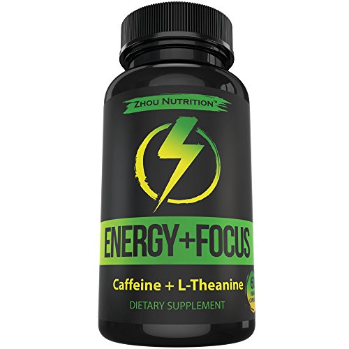 0637769766115 - CAFFEINE + L-THEANINE FOR SMOOTH ENERGY & FOCUS - ' FOCUSED ENERGY FOR YOUR MIND & BODY ' - NO CRASH ▫ NO JITTERS ▫ ALL NATURAL - #1 NOOTROPIC STACK FOR COGNITIVE PERFORMANCE - VEGGIE CAPSULES