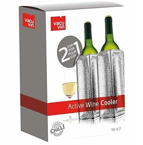 0637776724979 - VACU VIN ACTIVE WINE COOLER SILVER, SET OF 4