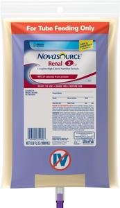 0637801211986 - NESTLE HEALTHCARE NUTRITION NOVASOURCE® RENAL NUTRITIONAL SUPPORT SPIKERIGHT 1000ML CONTAINER, 475KCAL/237ML, LACTOSE-FREE, GLUTEN-FREE #8535180100