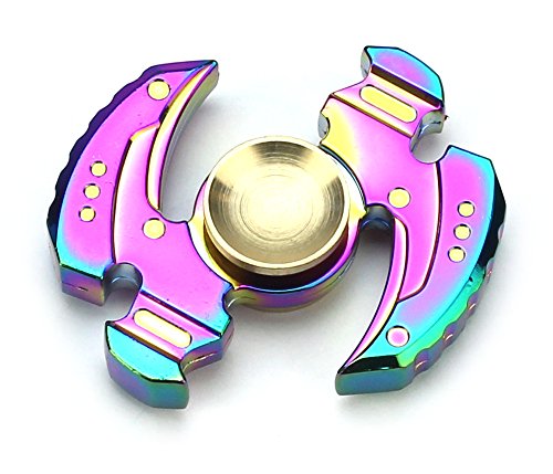 0637801798258 - FULL METAL NEO CHROME SPACESHIP TOY FIDGET SPINNER, GREAT FOR ANXIETY, FOCUSING, ADHD, AUTISM, QUITTING BAD HABITS, STAYING AWAKE