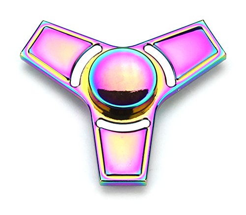 0637801798272 - FULL METAL NEO CHROME TRI CROSS TOY FIDGET SPINNER, GREAT FOR ANXIETY, FOCUSING, ADHD, AUTISM, QUITTING BAD HABITS, STAYING AWAKE
