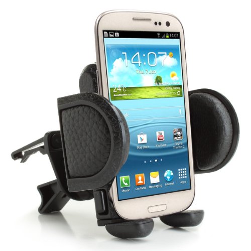 0637836503186 - USA GEAR UNIVERSAL AIR VENT PHONE MOUNT HOLDER WITH ADJUSTABLE DISPLAY - WORKS WITH SAMSUNG GALAXY S6 , MOTOROLA DROID TURBO , APPLE IPHONE 6 & MORE!