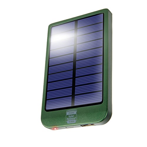 0637836503544 - PORTABLE SOLAR USB CHARGER BATTERY PACK WITH 2600 MAH POWER BANK , 1.5A USB OUTPUT CHARGING PORT & COMPACT DESIGN BY REVIVE- WORKS WITH APPLE , SAMSUNG , HTC & MORE SMARTPHONES & RECHARGEABLE DEVICES!