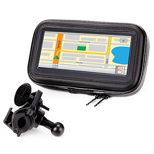 0637836506545 - MOTORCYCLE GPS MOUNT AND BICYCLE HANDLE BAR GPS MOUNT WATER RESISTANT TOUCH CASE WITH 360 DEGREE VIEWING FOR GARMIN NUVI 42LM / 40LM / ZUMO 660LM , MAGELLAN EXPLORIST , TOMTOM RIDER AND MORE
