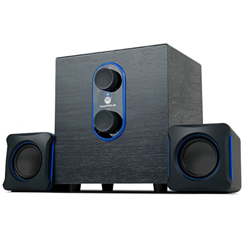 0637836518999 - GOGROOVE LBR 2.1 USB COMPUTER SPEAKERS WITH BASS SUBWOOFER , 3.5MM CONNECTION AND VOLUME CONTROL - WORKS WITH DESKTOP , PC , LAPTOP , NOTEBOOK AND MORE COMPUTERS