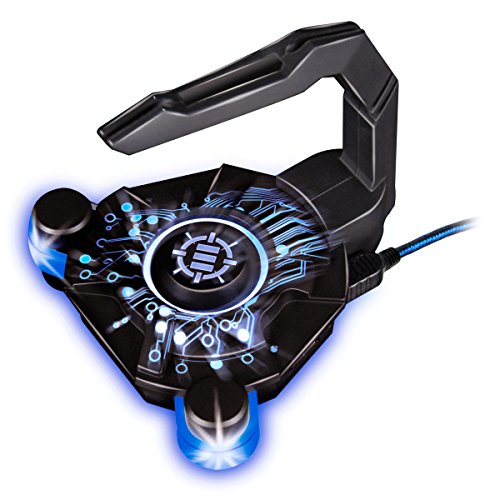 0637836582099 - ENHANCE GAMING MOUSE BUNGEE & ACTIVE 2.0 USB HUB FOR CORD MANAGEMENT WITH FLEXIBLE ARM & DATA TRANSFER - WORKS WITH LOGITECH G502 , ANKER CG100 , RAZER DEATHADDER CHROMA & MORE GAMING MICE