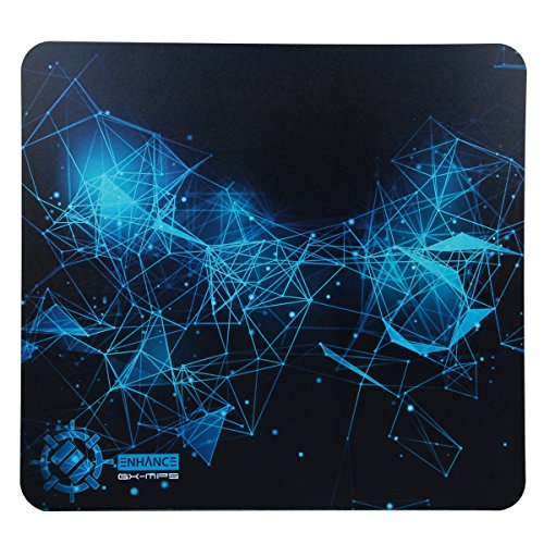 0637836584451 - HARD GAMING MOUSE PAD WITH ABS PLASTIC SURFACE & NON-SLIP RUBBER BACKING