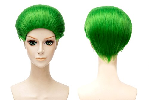 0637856476378 - DASTAR GREEN SHORT HAIR COSPLAY WIG FOR PARTY HALLOWEEN FANCY DRESS COSTUME WIGS
