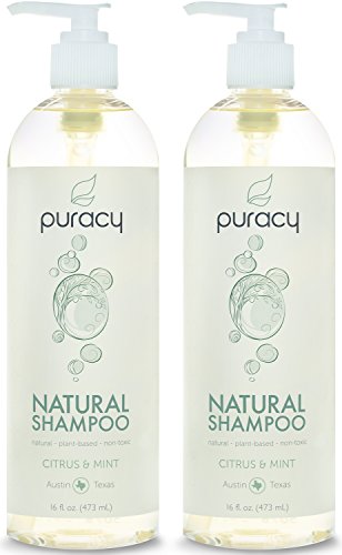 0638029948579 - PURACY NATURAL SHAMPOO - SULFATE-FREE - THE BEST DAILY HAIR CLEANSER - CLINICALLY SUPERIOR INGREDIENTS - DEVELOPED BY DOCTORS FOR MEN & WOMEN - CITRUS & MINT - 16 OUNCE (PACK OF 2)