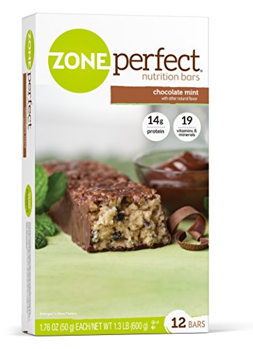 0638102632821 - ZONE PERFECT NUTRITION BAR, CHOCOLATE MINT, 1.76 OZ, 12 COUNT (PACK OF 3)